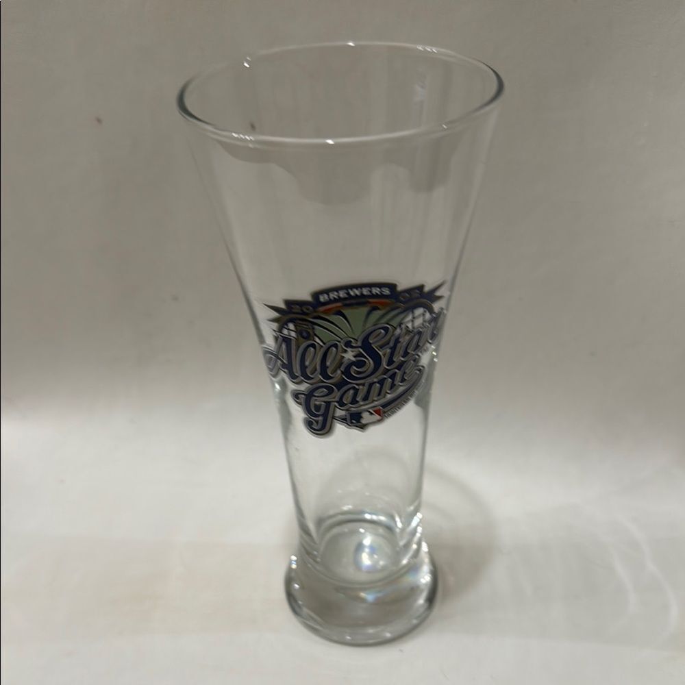 Brewers All-Star Game 12 Oz Pilsner Beer Glass Major League Baseball 2002